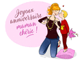 Joyeux anniversaire maman ch&eacute;rie en couleur